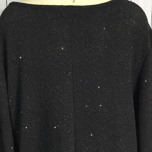La Vanya long sparkly tunic sweater embellished Collar rhinestones - Picture 7 of 11